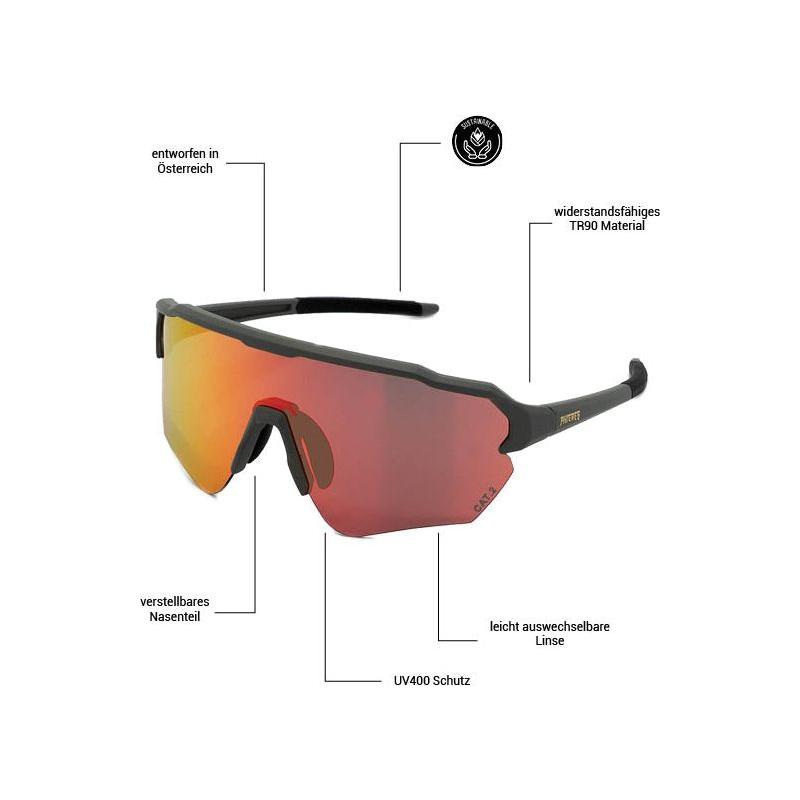 Sandgraiph Ltd - Phieres - Shadow Red - Sportbrille