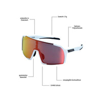 Phingsuit Youth - Phieres - White/Red Mirror - Sportbrille