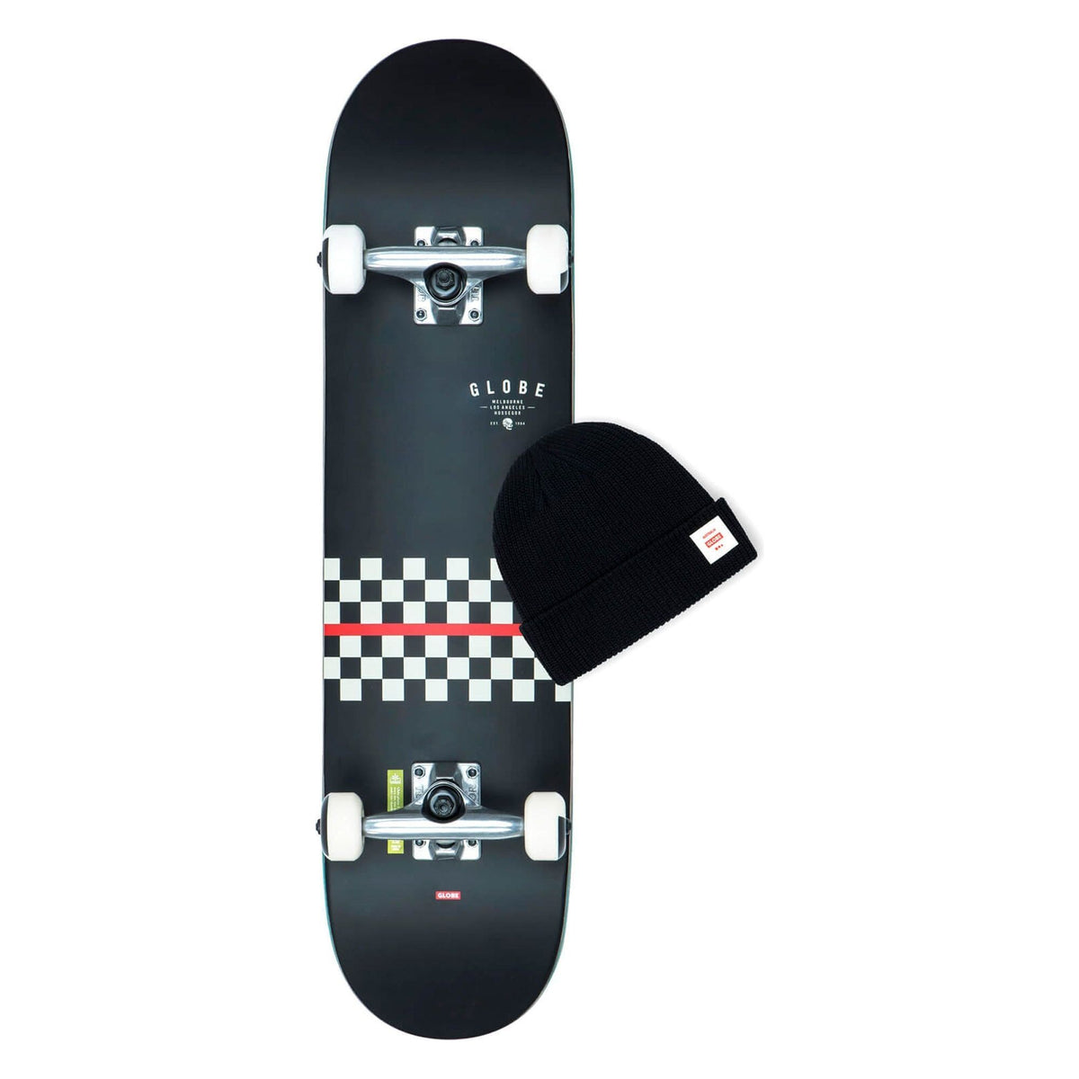 G1 Full on Boxed-Globe-Black-Complete Skateboard