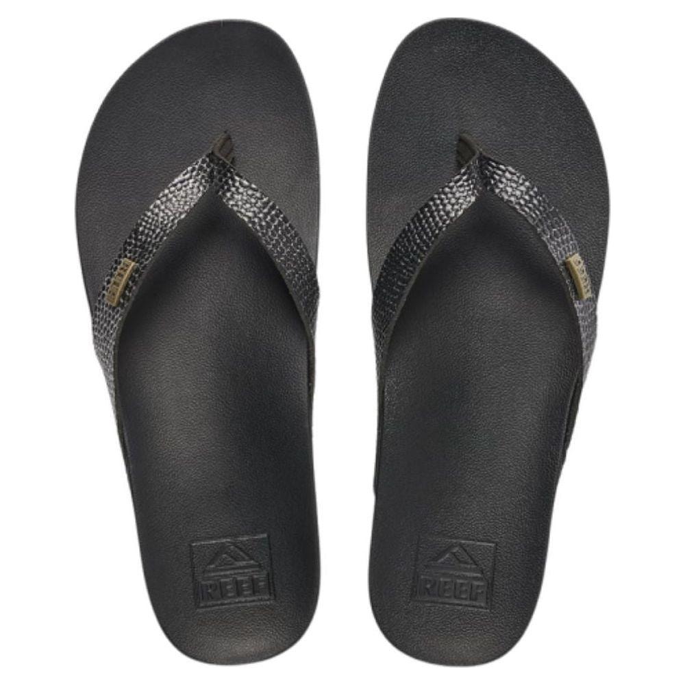 Reef - Cushion Court - Black Sassy - Flip Flop