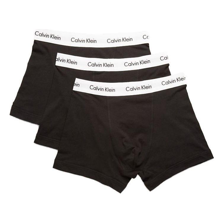 Calvin Klein - 3P Trunk - Boxer Short - Black