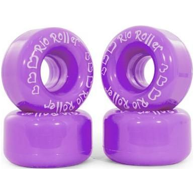 Rio Roller - Wheels violet - violette Räder - Rollschuh Räder - Rollerskate Wheels - Rio Roller Wheels - Rio Roller Zubehör - Rollschuh Räder blau