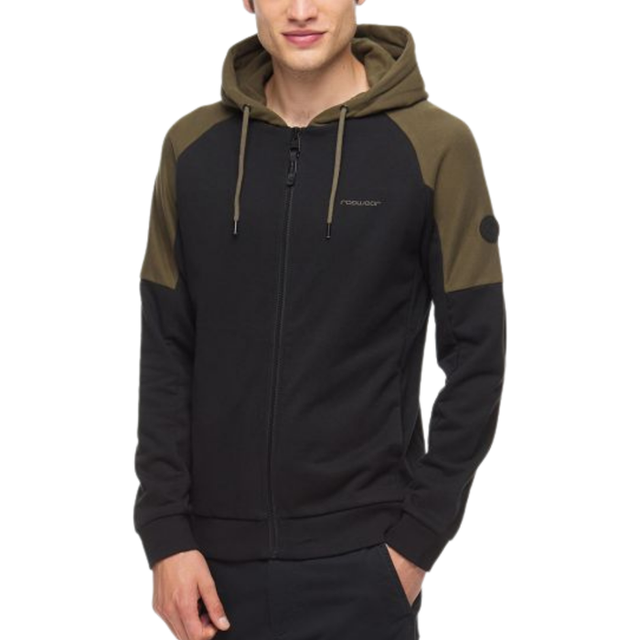 Dener-Ragwear-Black-Zip Hoodie