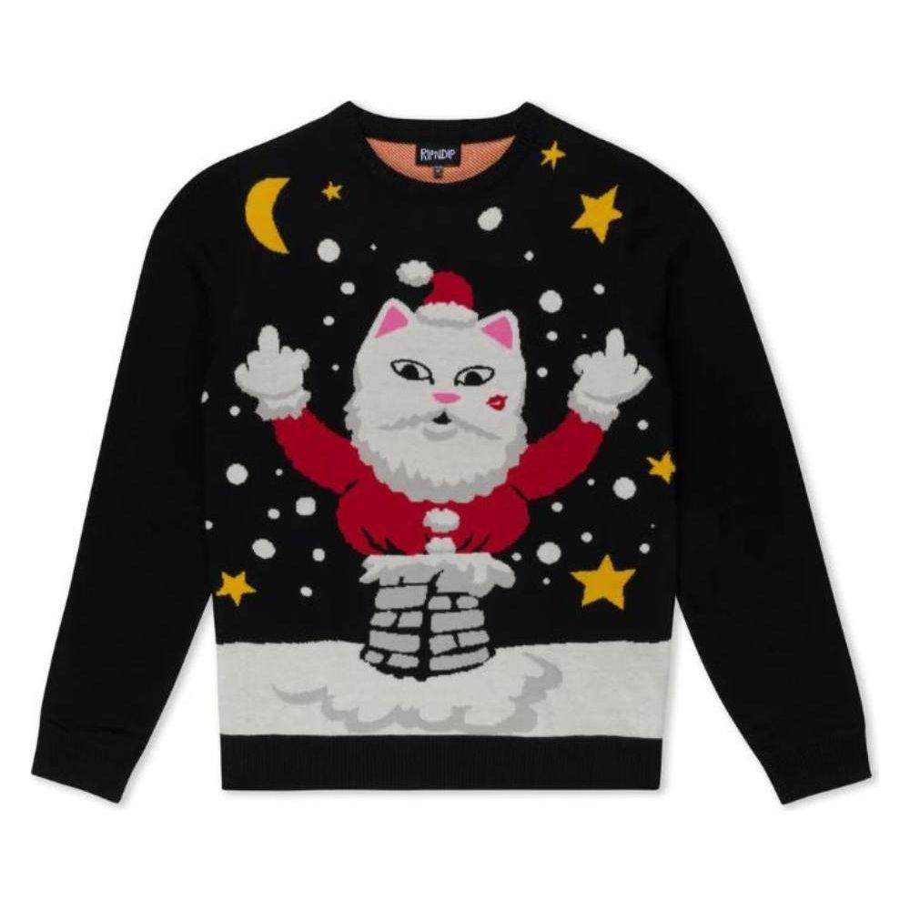 RIP N DIP - Deck the Hall- BLACK - Streetwear - Sweater und Strick - Strick - Pullover	