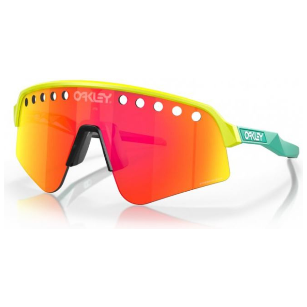 Sutro Lite Sweep Sportsonnenbrille - OAKLEY - Tennis Ball Yellow - Prizm Ruby - SPORTSONNENBRILLE