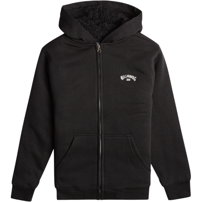 Arch Sherpa Boy - Billabong - Black - Zip Hoodie