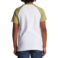 Star Raglan - DC - White/Sage - T-Shirt