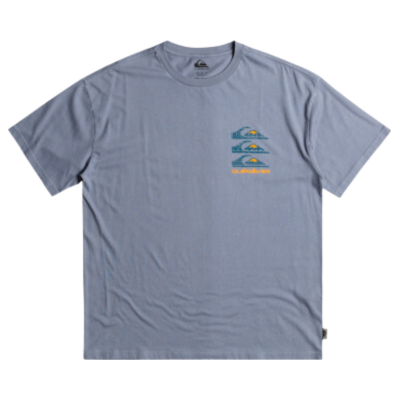 Vertical Logo Youth - Quiksilver - Grau - T-Shirt