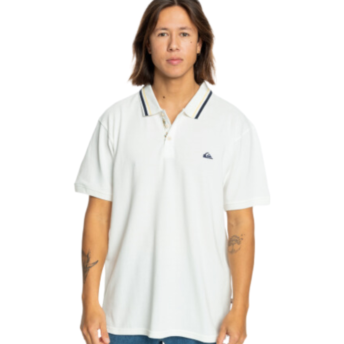 Loia Polo - Quiksilver - Weiß - Polo Kurzarm