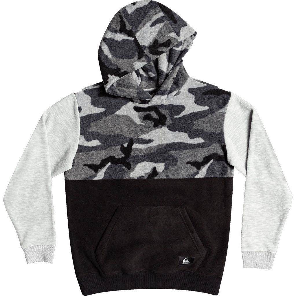 ESSPOLARHODDYTH B OTLR KVJ6 - Quiksilver - BLACK EVERYDAY CAMO - Kapuzenpulli