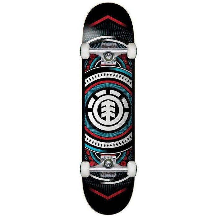 Element - Hatched Red Blue 8.0 - Assorted -  Complete Skateboard