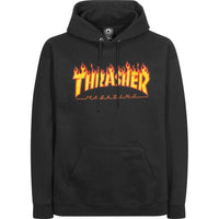 Trasher - Flame - Kapuzen Hoodie - Hooded Sweater - black