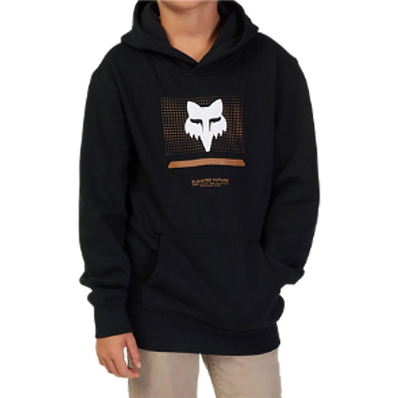 Fox - YTH OPTICAL FLEECE PO  - BLK - Kapuzenpulli