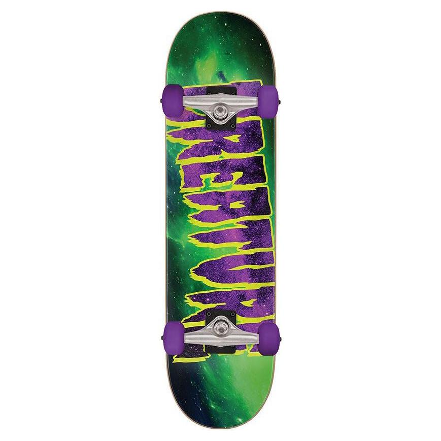 Creature - Galaxy Logo Mid 7,8 - green-black - Complete Skateboard