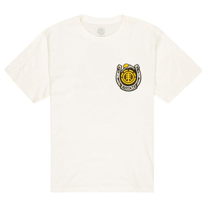 Element - HORSE SHOE SS - EGRET - T-Shirt