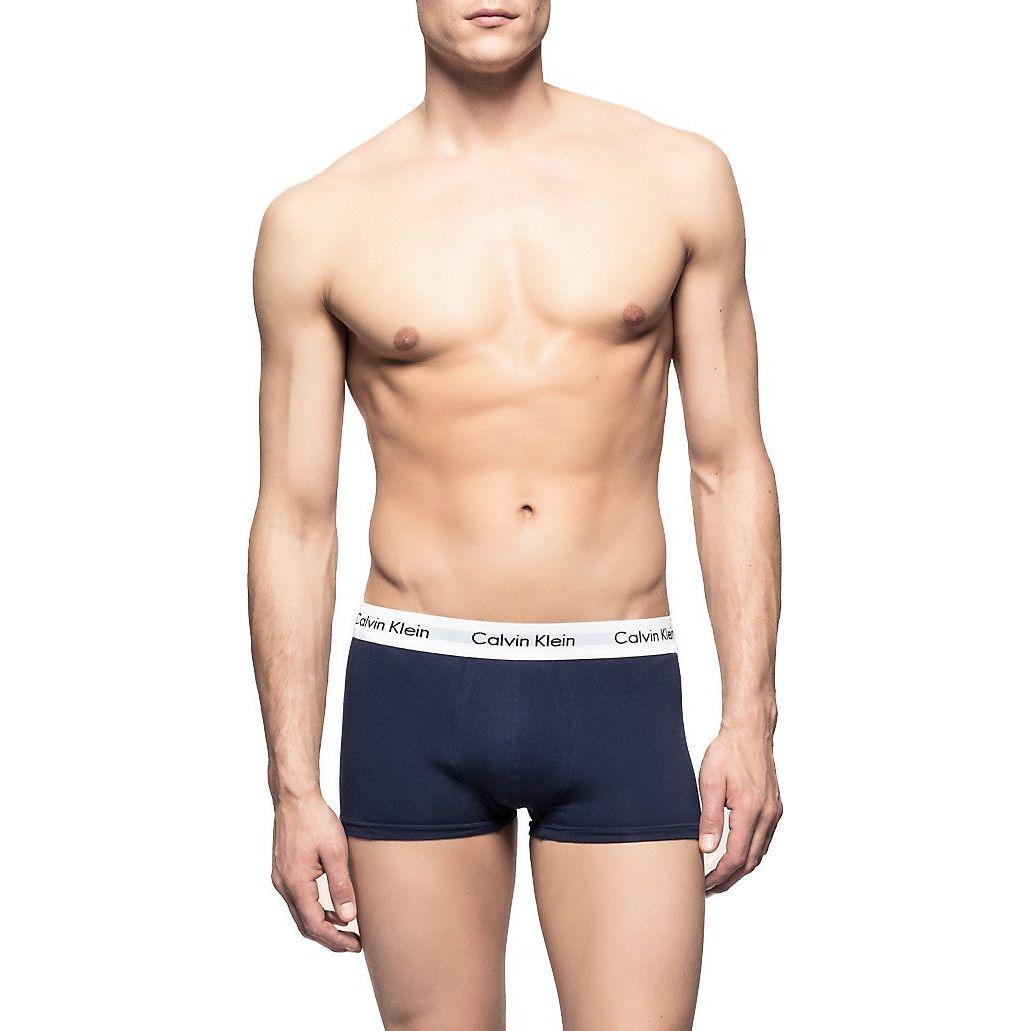 Calvin Klein - 3P LR Trunk - Boxer Short - white red ginger plum blu