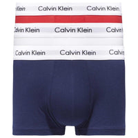 Calvin Klein - 3P LR Trunk - Boxer Short - white red ginger plum blu