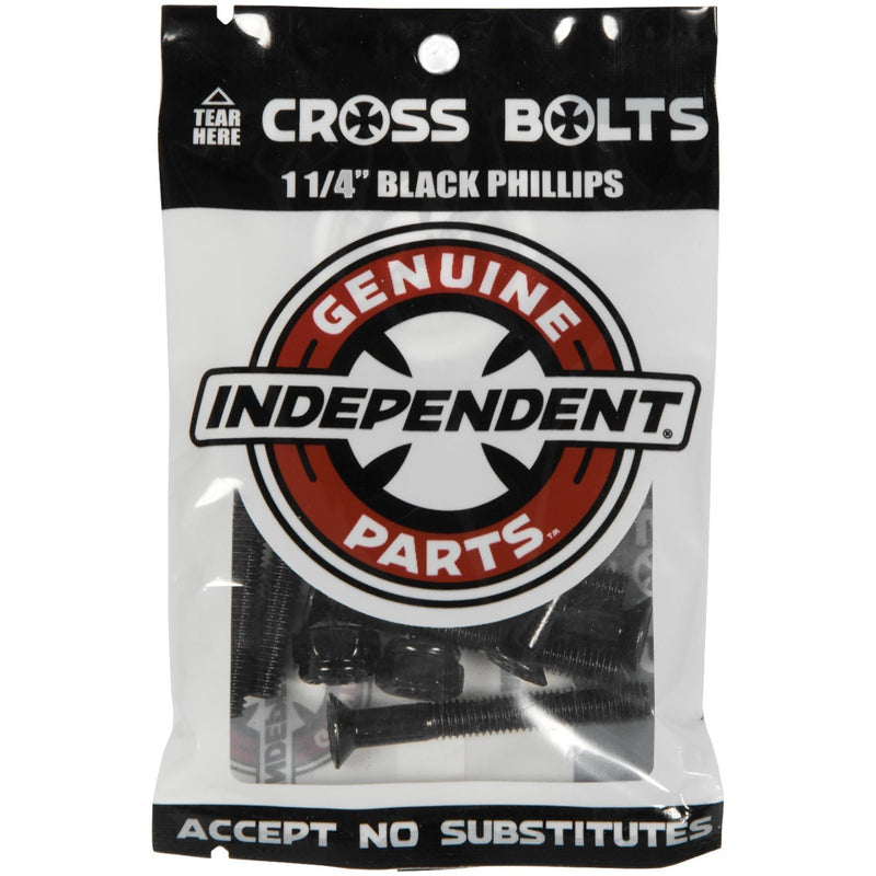 Independent Mounting-Kit 1-1/4 Kreuz - Black -  Skateboard Schrauben