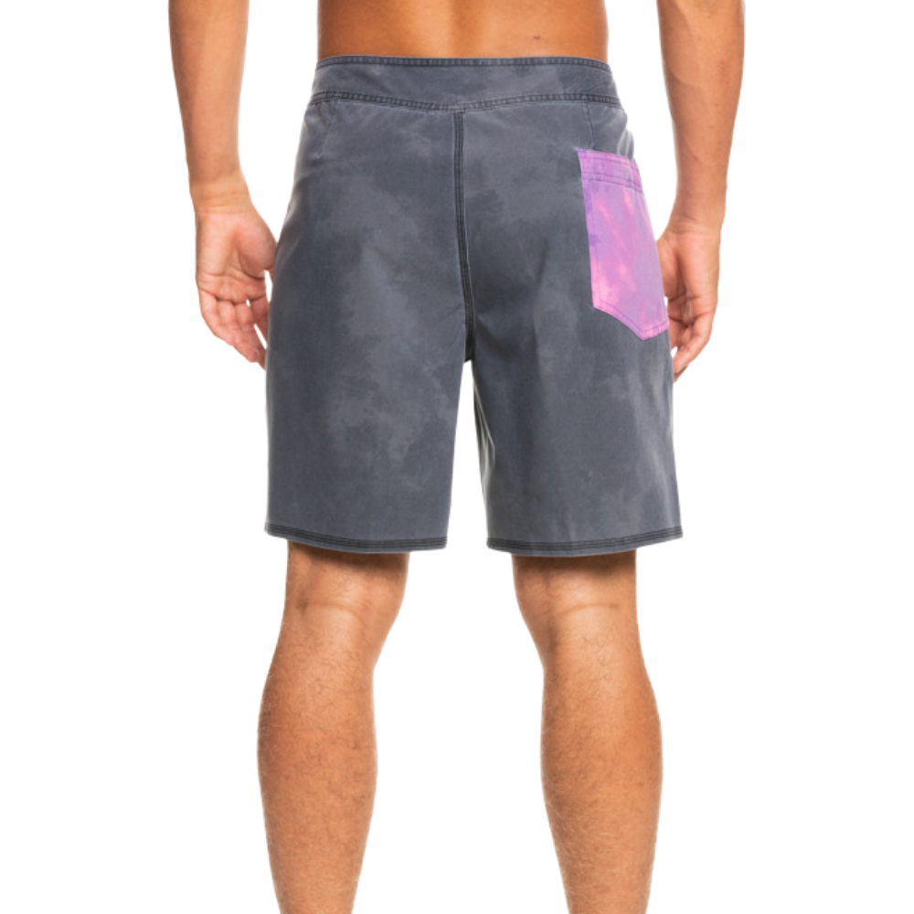 SURFSILK ACID WASH 18 - Quiksilver - Black - Boardshort