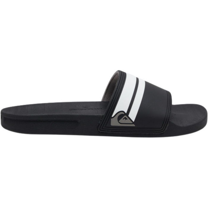 Rivi Slide - Black/Black/White - Quiksilver - Sandale