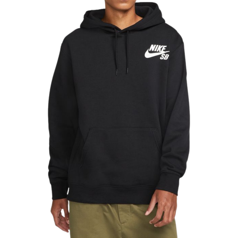 Nike SB Icon - Nike - Black/White - Kapuzenpulli