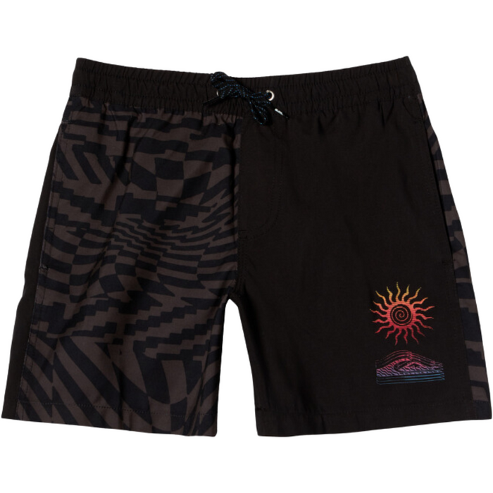 Radical Volley Youth 14 - Quiksilver - Black Radical Times - Boardshort