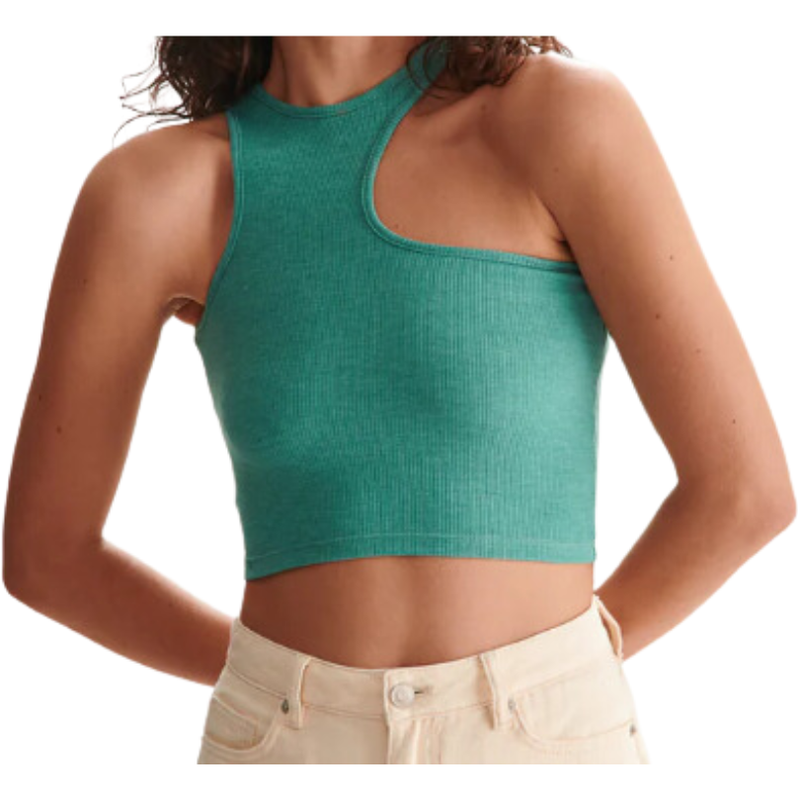 Top - 24Colours - Grün - Crop Top