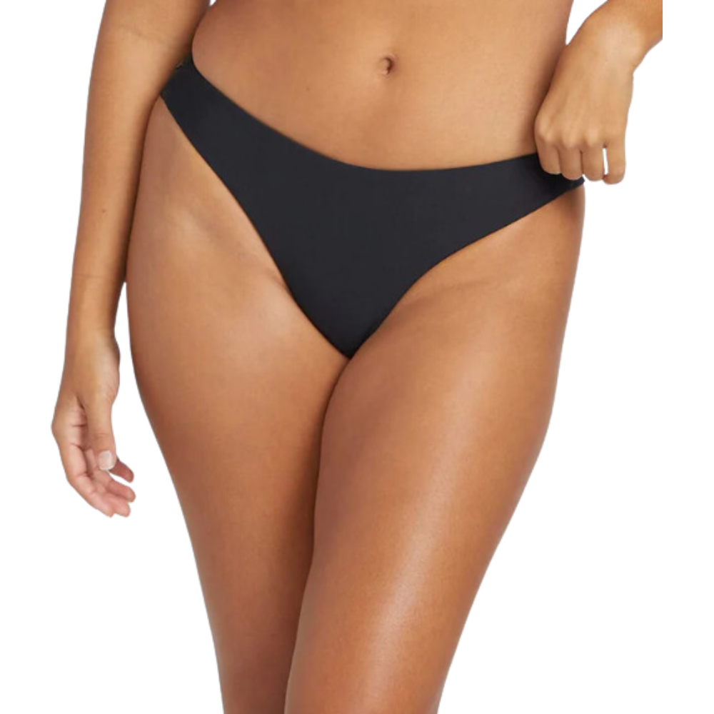 Simply Seamless Cheekini - Volcom - BLACK - Bikini Hose