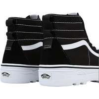 UA Sentry SK8-Hi WC - Vans - BLACK/WHITE - Sneaker High