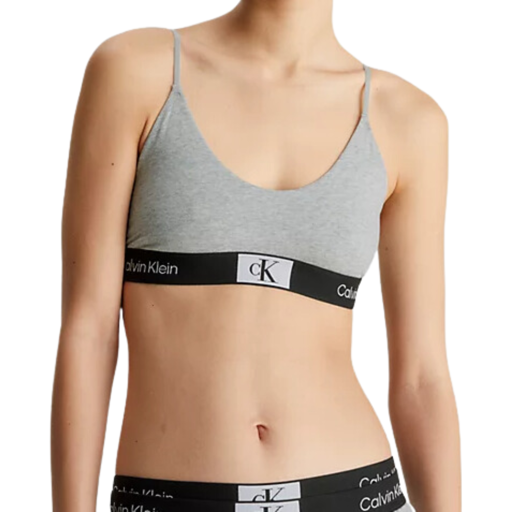 Unlined Bralette - Calvin Klein - P7A GREY - BH