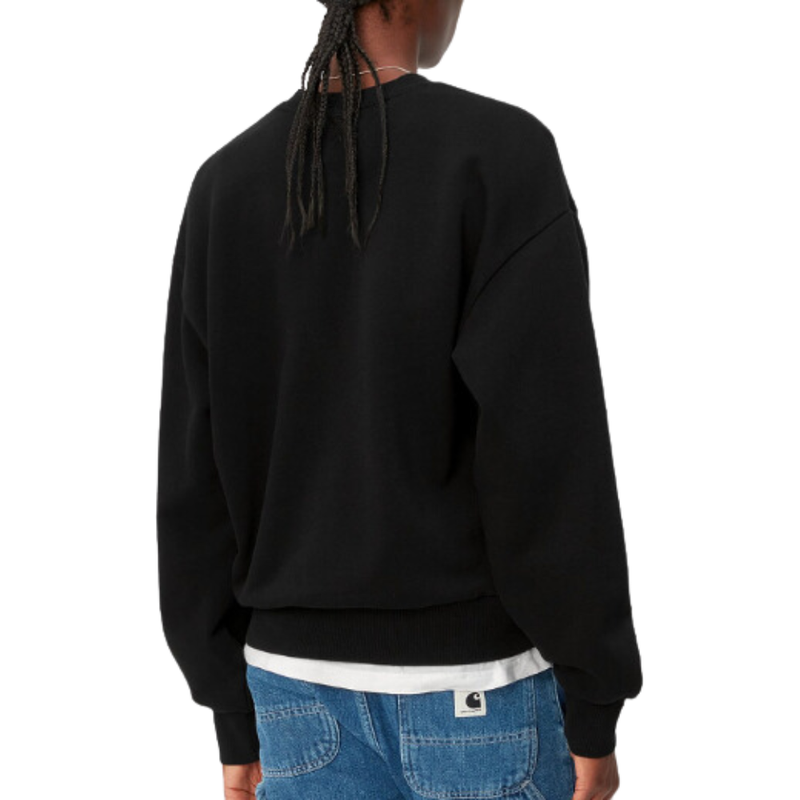 W' Casey Sweatshirt - Carhartt Wip - BLACK/SILVER - Crew Sweater