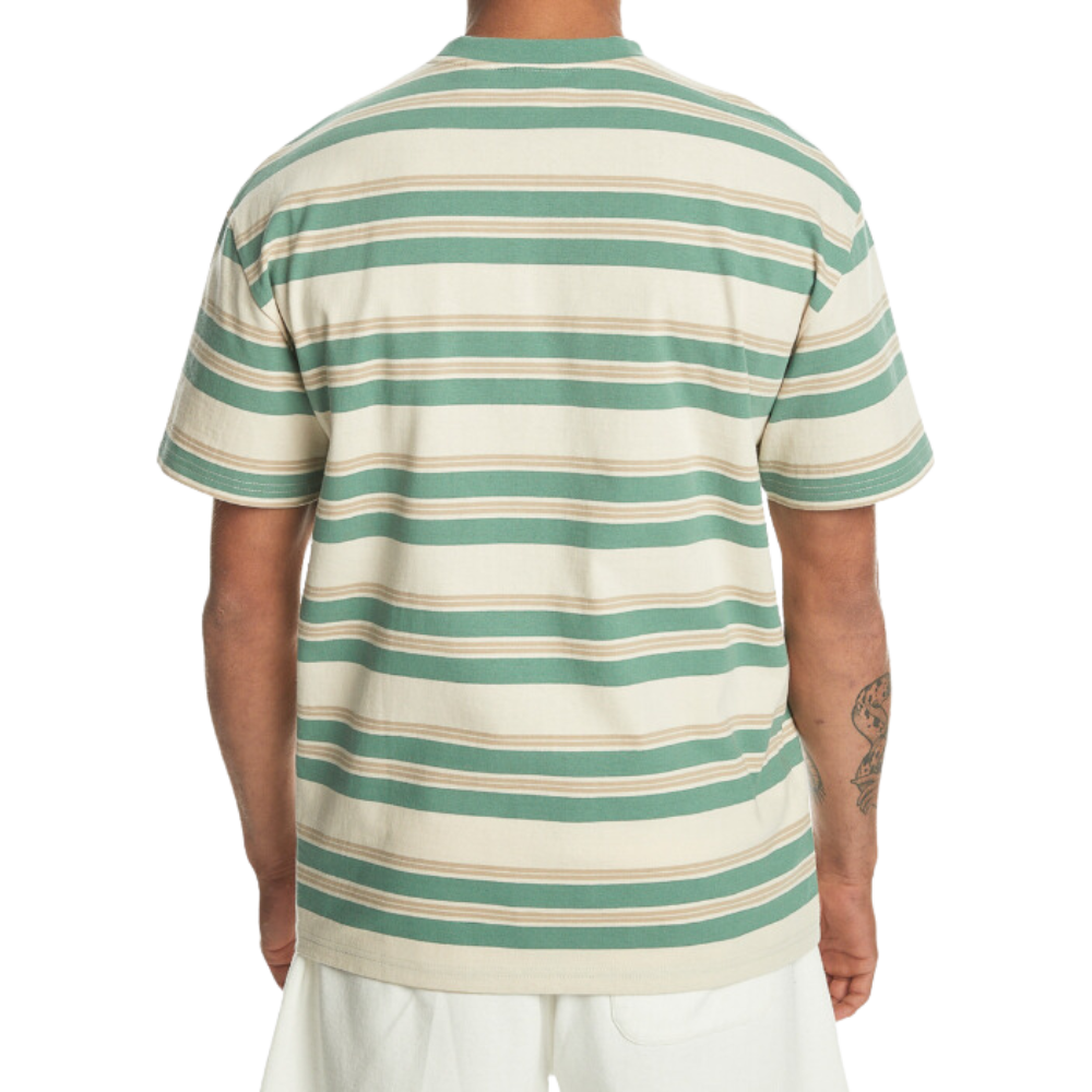 SS ECO YD Stripe Tee - Quiksilver - FROSTY ECO STRIPE TE - T-Shirt