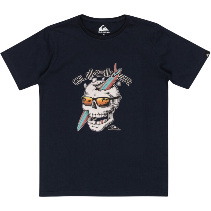 One Last Surf Youth - Quiksilver - NAVY BLAZER - T-Shirt