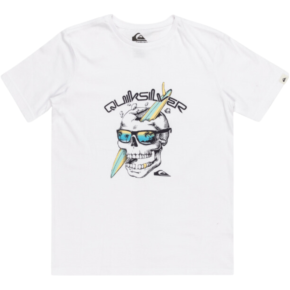 One Last Surf Youth - Quiksilver - WHITE - T-Shirt