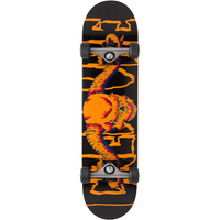 Creature Horns Outline Mid - Sk8mafia - ORANGE - Skateboard-Complete