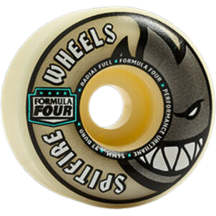 F4 97A Radial Full Wheels 54mm - Spitfire - NATURAL - Skateboard-Rollen