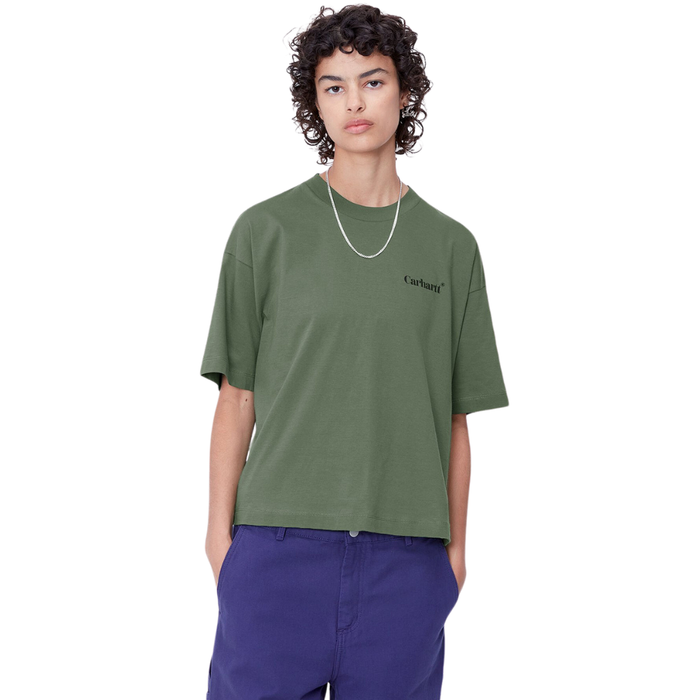 W S/S Fold Leo T-Shirt