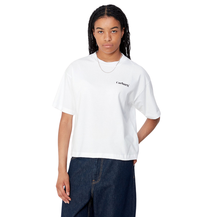 W S/S Fold Leo T-Shirt