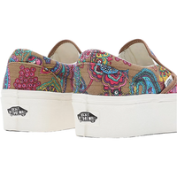 UA Classic Slip-On Stackform - Vans - PAISLEY BLOOM TOBAC. - Sneaker