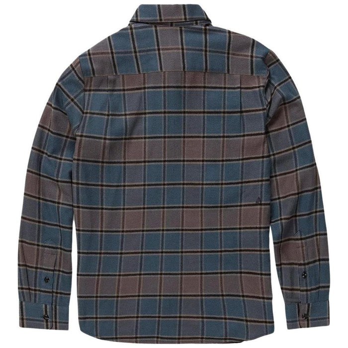 Caden Plaid Longsleeve Jungen - Volcom - Marina Blue