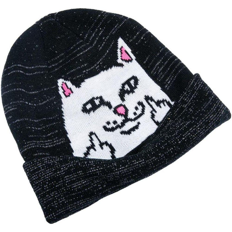 Peeking Nermal Beanie 3M Reflective - Rip N Dip - Black