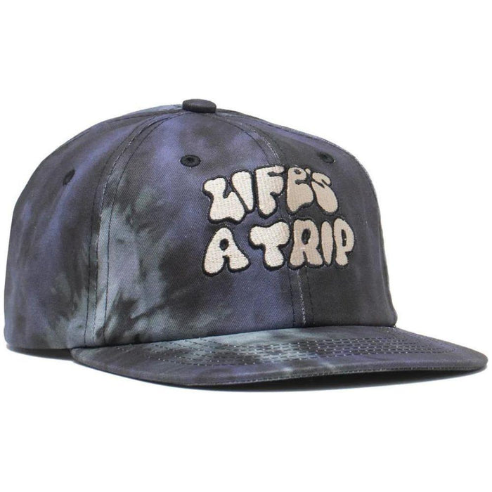 Lifes A Trip 6 Panel Hat - Rip N Dip - Black/Sage/Dark Slate