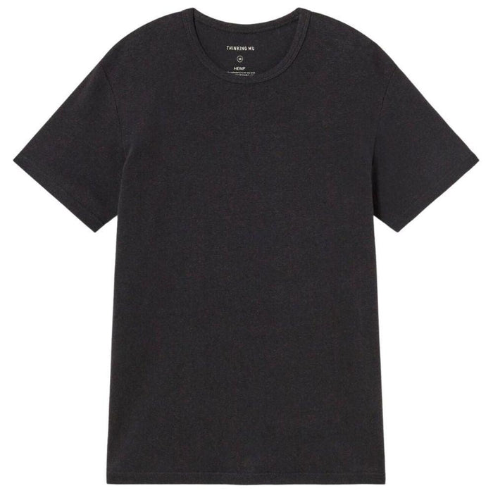 Hemp T-Shirt - Thinking Mu - Black