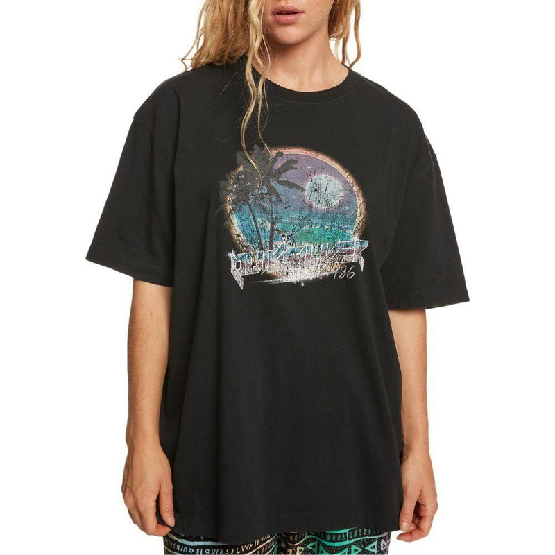 Boyfriend Classic Tee - Quiksilver - Black