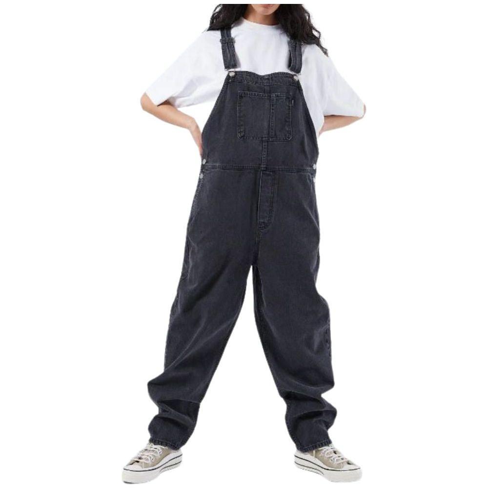 Lydia Dungarees - Dr. Denim - Damen - Concrete Black - Boyfriend Fit