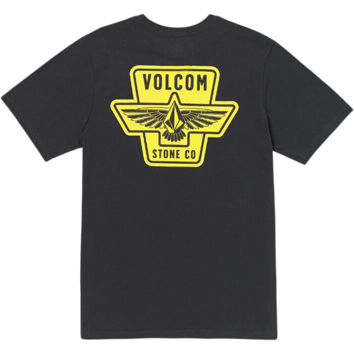 Wing it - Volcom - Washed Black Heather - T-Shirt