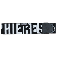 Textile Belt Dadsphelt Elastic Belt | Black White