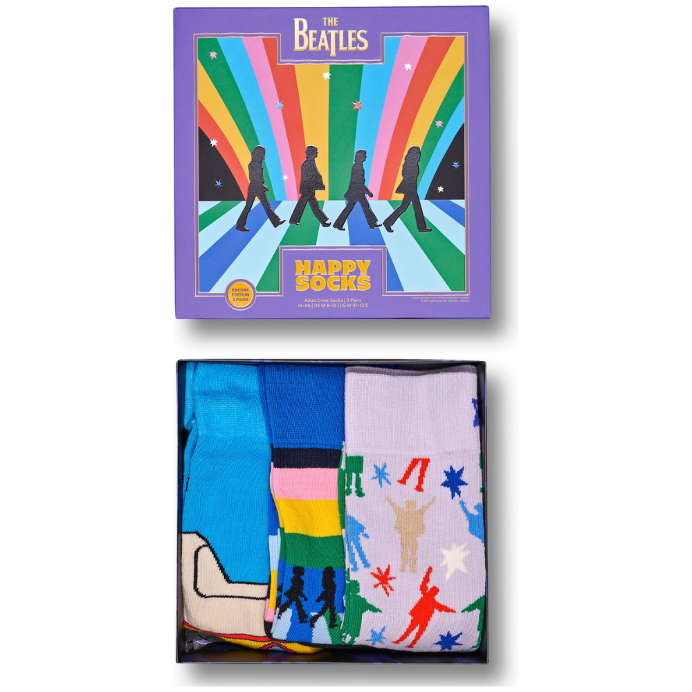 Beatles 3-pack Socks Gift Set