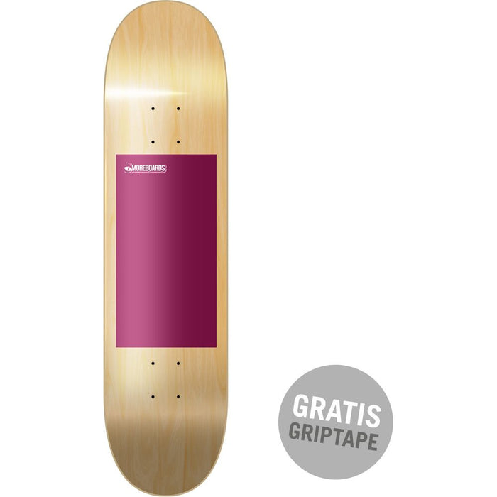 MB Logo Deck 7,75 - Moreboards - purple/white -  Skatedeck