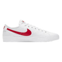 Nike - Nike SB Blazer Court - WHITE/UNIVERSITY RED - Schuhe - Sneakers - Low - Sneaker